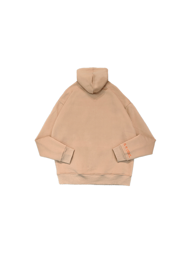 Hoodie mit individuellem Satin-Design und Seidenfutter im Innenpullover
