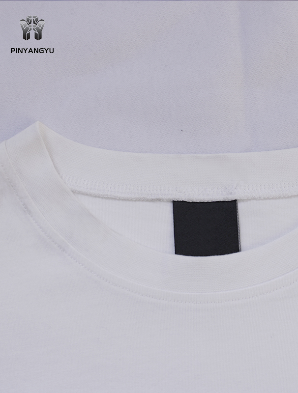 Rundhalsausschnitt, mehrfarbiges T-Shirt, schweres T-Shirt mit individuellem Logo