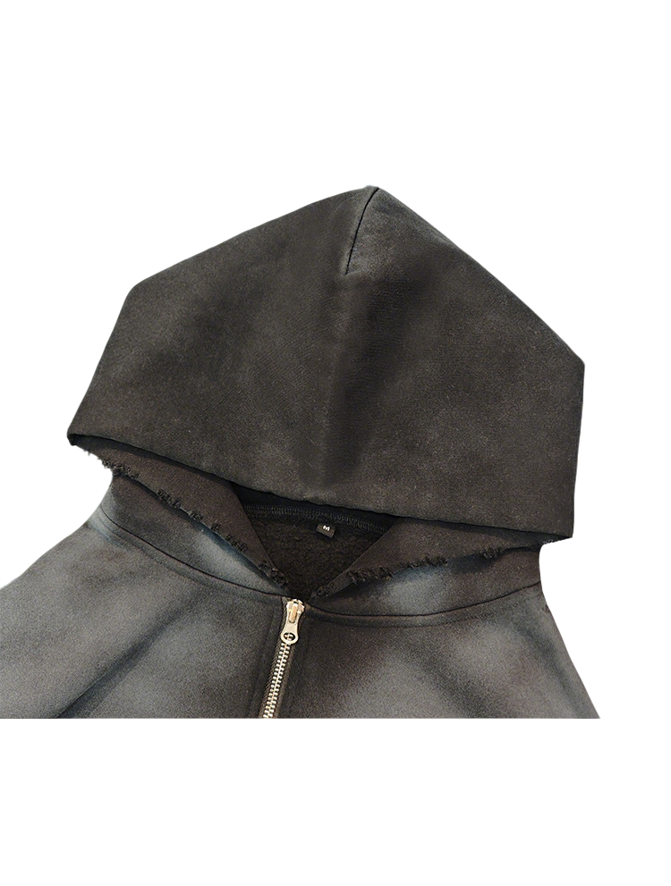ODMOEM Großhandel Säurewäsche Custom Print Logo Herren Hoodies
