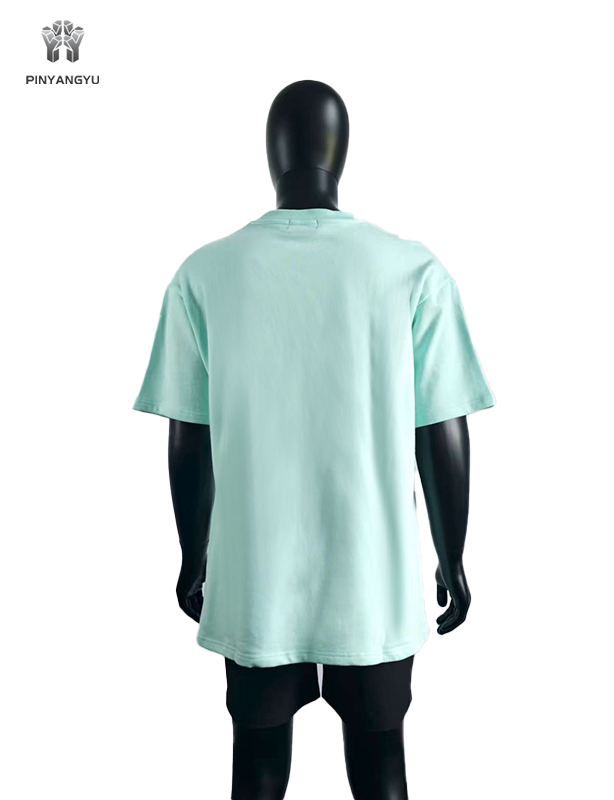 Großhandel Gold Siebdruck Grafik-Logo Goldfolie Druck Plus Größe T-shirts für Männer