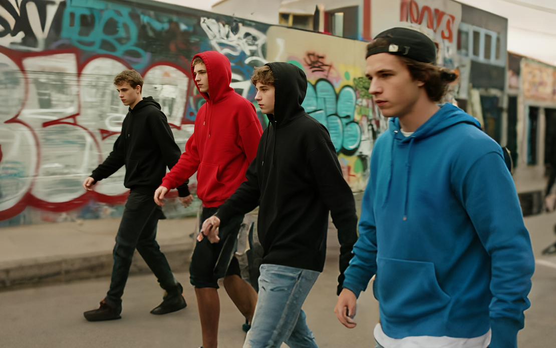 Hochwertiger, individueller Hoodie