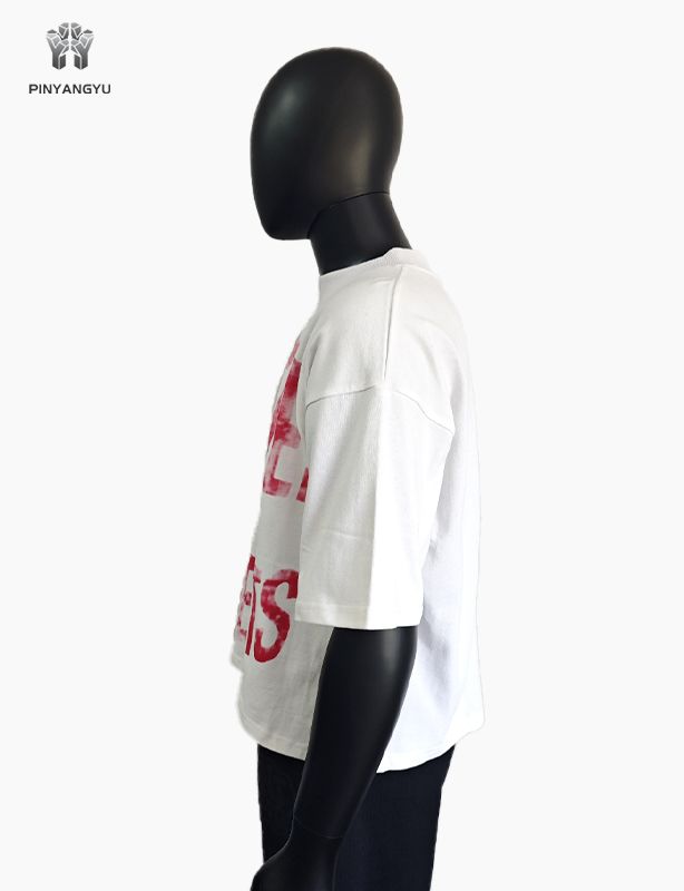 Individuelles Boxy-T-Shirt und Siebdruck