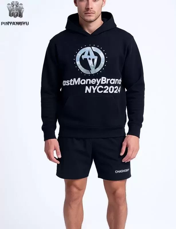 Trendiger Strass-Hoodie für Damen und Herren