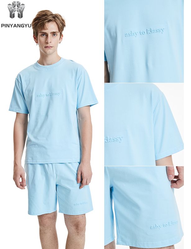 Mehrfarbiges T-Shirt, locker und atmungsaktiv, Herren- und Damenstile können individuell angepasst werden