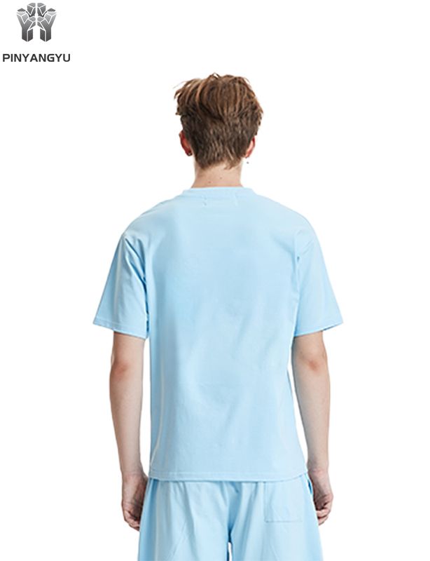 Mehrfarbiges T-Shirt, locker und atmungsaktiv, Herren- und Damenstile können individuell angepasst werden