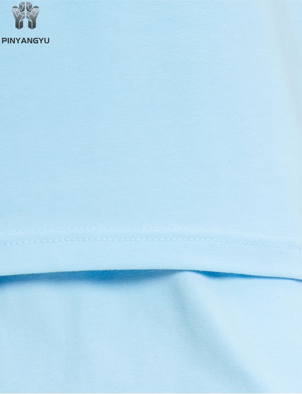 Mehrfarbiges T-Shirt, locker und atmungsaktiv, Herren- und Damenstile können individuell angepasst werden